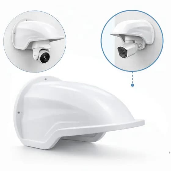 Protetor Para Câmera Externa Wi Fi 360 Camera de Segurança Proteção Sol E Chuva