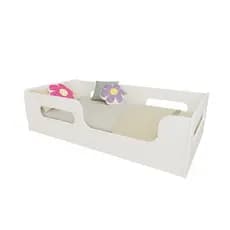 Cama Infantil Montessoriana Solteiro Cloud Branco