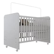 Kit Berço Mini Cama Rodizios inocencia + COLCHÃO INFANTIL D20 - 150x70