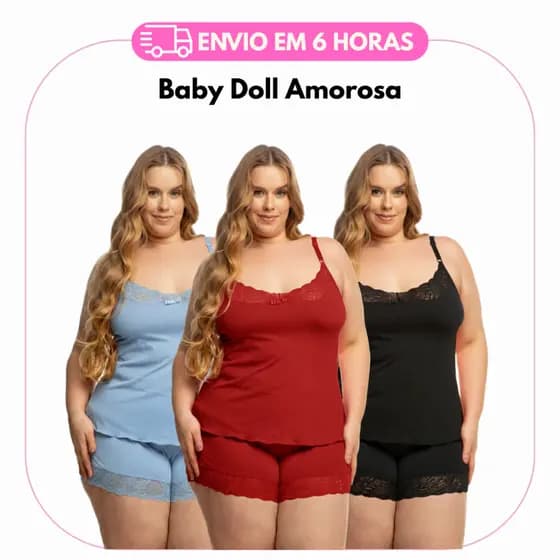 Baby Doll Plus Size Amorosa