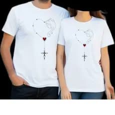 camisa casal religiosa