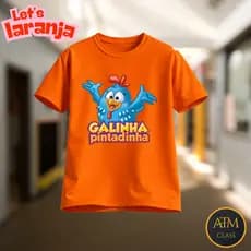 Camiseta Camisa Galinha Pintadinha Infantil e Adulto Blusa unissex 100% Algodão Envio Imediato