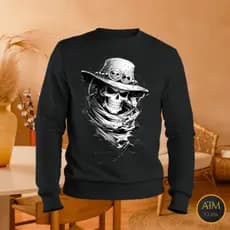 Moletom Casual CAVEIRA  Blusa unissex Frio Inverno Envio Imediato
