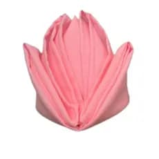 Kit 12 Guardanapos em Tecido Oxford  40 x 40 cm Bainha Mesaposta Rosa Branco Vermelho Verde Bandeira