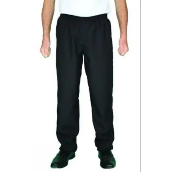 Calça de Oxford com Elástico Fardamento Unissex com bolso traseiro PROMOÇÃO