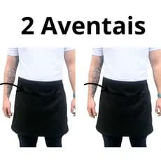 2 Aventais Cintura Tipo Saia Para Barista Garçon Chef Cozinha Unissex Restaurante Cozinha Lanchonete