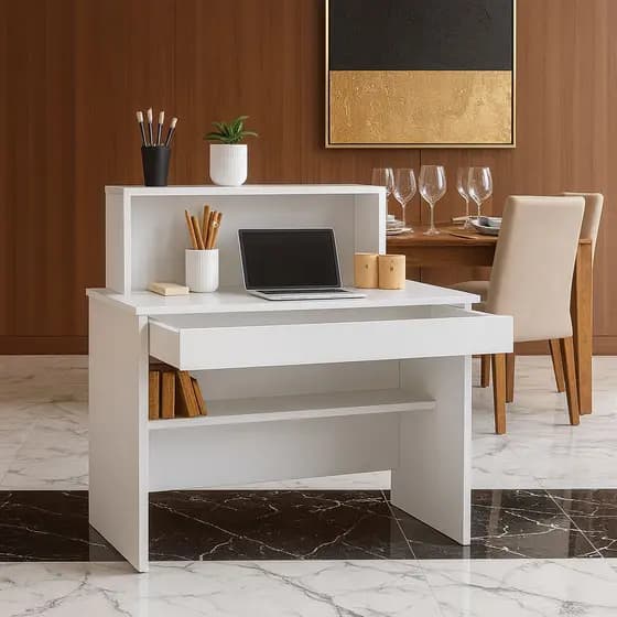 Balcão para Caixa Branco ou Preto – Ideal para Atendimento Comercial e Recepção
