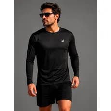 Camisa UV FPS50+ Manga Longa Dry fit Academia Proteção Solar Pesca com Simbolo Refletivo