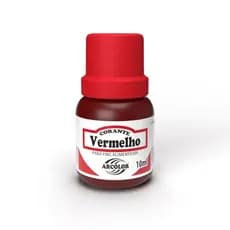 Corante Líquido 10ml - Arcolor Vermelho