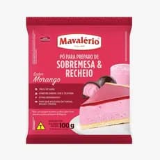 Pó Para Sobremesa 100g - Mavalerio Morango