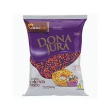 Chocolate Granulado Colorido Macio Halloween 500g - Dona Jura