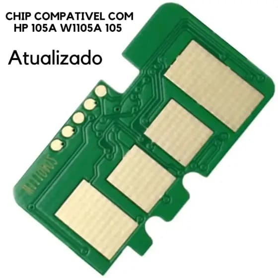 10 CHIP TONER 105A W1105A 105 10A HP105 HP105A 107A 107W 135A 135W ATUALIZADO (COMPATIVEL)