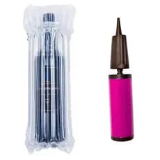 100 Wine Bag Saco  Protetor Inflável Transporte Garrafa Vinho Cerveja Whisky mais Bomba para Encher  COLUNA 2,7 CM