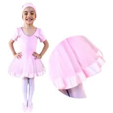 Saia Tutu Tulle Infantil 4 Camadas Com Fita de Cetim