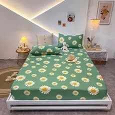 Lençol Queen Com Elástico Estampada Florido Microfibra