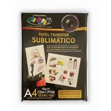 Papel Transfer Sublimático A4 100g - Pacote com 50/100 Folhas | OffPaper Tansferências em geral