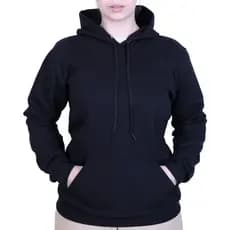 Moletom Masculino Feminino Canguru Blusa Frio Unissex Liso Sem Estampa Casaco Algodão Flanelado