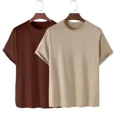 Kit 2 Camisetas Basica Slim Masculina T-Shirt Streetwear Casual Unissex Promoção