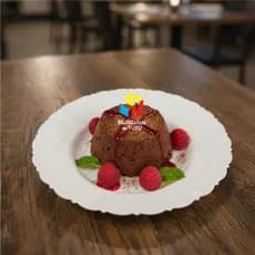 Prato para Sobremesa Fundo e Redondo Mini Plástico com Bordas Decorada Torta Bolo Pudim 16cm