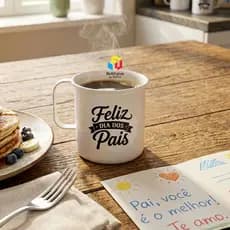Kit 10 Canecas Personalizadas 310ml Dia dos Pais – Presente ideal para o seu Pai