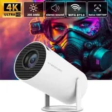 Projetor 4K Portátil MAGCUBIC Até 130" Ajuste 180° Bluetooth 5.0 Android 11 Dual 2.4GHz 5GHz WiFi 6 Chip GPU Hy300