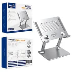 Suporte de Mesa para iPad Tablet Notebook Macbook Ajustável em Aluminio Dissipação de Calor