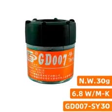 Pasta Térmica Profissional 30G GD007 6.8 w/m-k Alto Desempenho Gamer Prata Silver