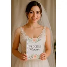 Planner da Noiva Wedding Planner Agenda para Organizar seu casamento capa personalizada + Brinde Livreto Enxoval