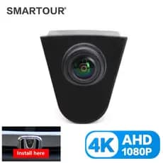 AHD 1080P Câmera De Visão Frontal Do Carro Para Honda Fit CRV Accord Civic City 2006 2011 XR-V Odyssey Spirior Crosstour HD Noturna