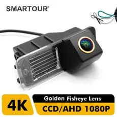 AHD 1080P Para VW Volkswagen Polo V (6R)/Golf 6 VI/Passat CC Carro De Reserva Vista Traseira Sistema De Estacionamento Com Câmera