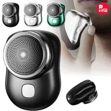 Fortemente recomendado! Aparador de barba elétrico mini-portátil à prova d'água, modelo C, oferta generosa!
