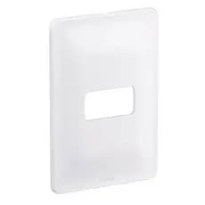 Placa 1 Posto Com Suporte 4x2 Branco PIAL Zeffia Legrand