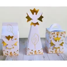 Kit Caixas Batizado Personalizadas | Lembrancinha Batismo | Primeira Eucaristia | Crisma