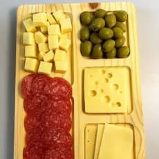 Tábua Petisqueira – Servir Aperitivos, Queijos, Frios, Mesa Posta, Qualidade, Durável – Madefer Inox