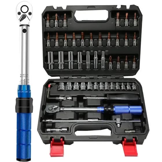 Chave De Torque De Acionamento De 1/4 " Com Conjunto De Soquetes De Impacto , 72 Dentes , Ferramenta Mestre De Catraca P