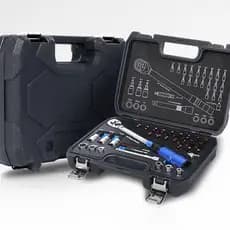 Conjunto De Chave De Torque , Unidade De 1/4 " , Com Soquetes De Impacto , Ferramenta Mestre De Catraca De 72 Dentes Par