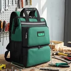 28/40L Oxford Bolsa De Mochila De Ferramentas À Prova D'água De 3 Camadas , Organizador De Vários Bolsos Para Eletricist