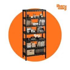 Prateleira Estante Multiuso Modular Resistente Mobiliário Organizador Libery Casa  7 Andares