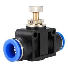 Conexão Regulador De Fluxo Pneumática Tubo 8mm - 1 Pç