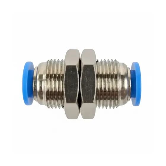 Conexão Pneumáticas União Para Painel / Passa Muro 12mm