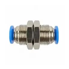 Conexão Pneumáticas União Para Painel / Passa Muro 12mm