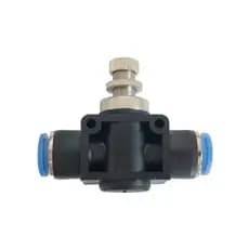 Conexão Pneumática Regulador De Fluxo Para Tubo De 06mm