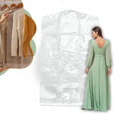 Kit 20 Sacos Plásticos Capa Protetora Para Roupas Capa Lavanderia 60x180cm