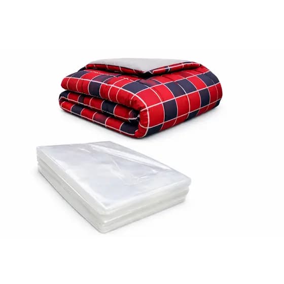 Kit 20 Sacos Plásticos Para Edredom Cobertor Roupas 75x90cm