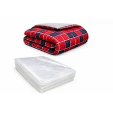 Kit 20 Sacos Plásticos Para Edredom Cobertor Roupas 75x90cm