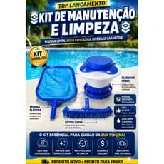 kit manutenção e limpeza para sua piscina produtos incríveis e de valor acessível