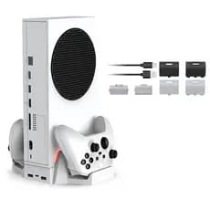 Base Cooler Xbox Series S Carregador Controle Bateria 800mah