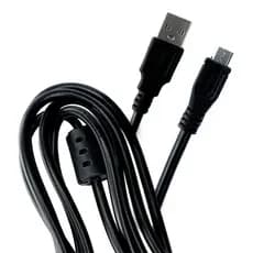 Cabo V8 Carregador Controle Ps4 Com Filtro Usb 1,80 Metros
