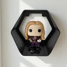 Suporte Prateleira Nicho Colmeia decorativo para Funko Bonecos decoração
