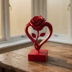 Enfeite decorativo Rosa - Dia dos namorados, pedido de namoro